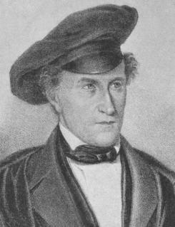 Carl Jonas Love Almqvist &aring;r 1843, svensk diktare.